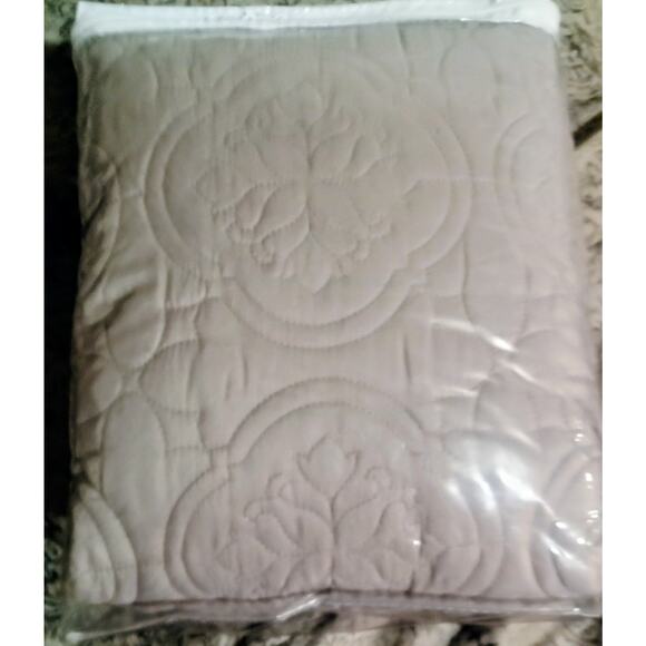 510 Design 3 Piece Bedspread Set Khaki Full / Queen Size - Picture 8 of 8